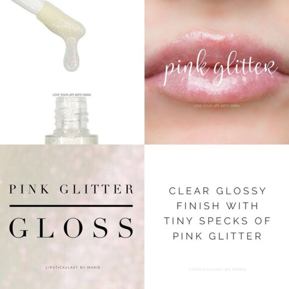 Pink Glitter Gloss